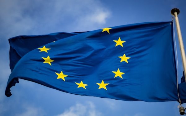 Picture of the flag of the European Union.